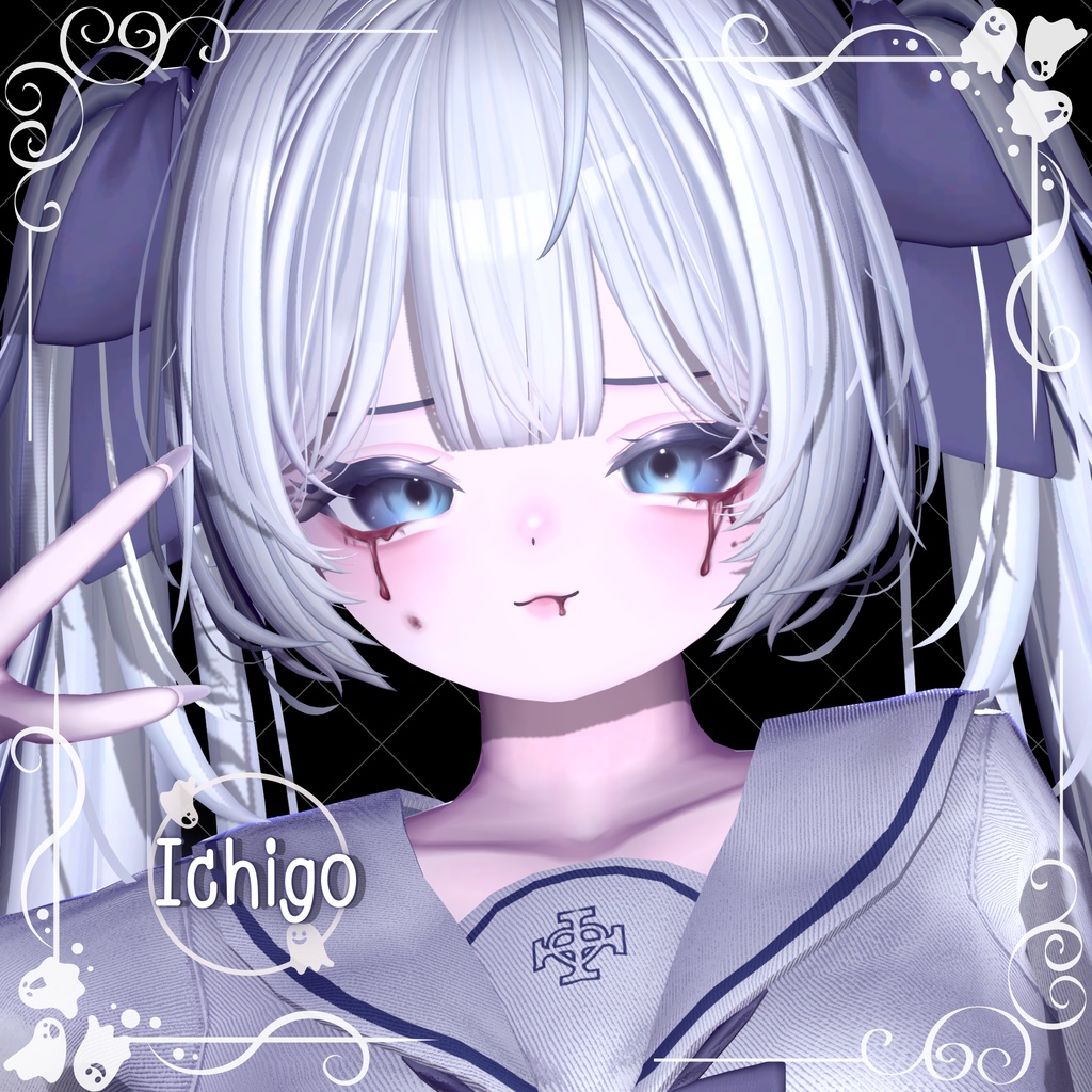 ［tears of blood］makeup texture［9アバター対応］ 缩略图 4