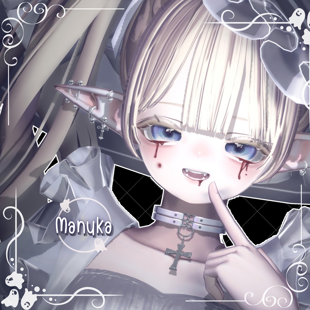 ［tears of blood］makeup texture［9アバター対応］ 缩略图 5