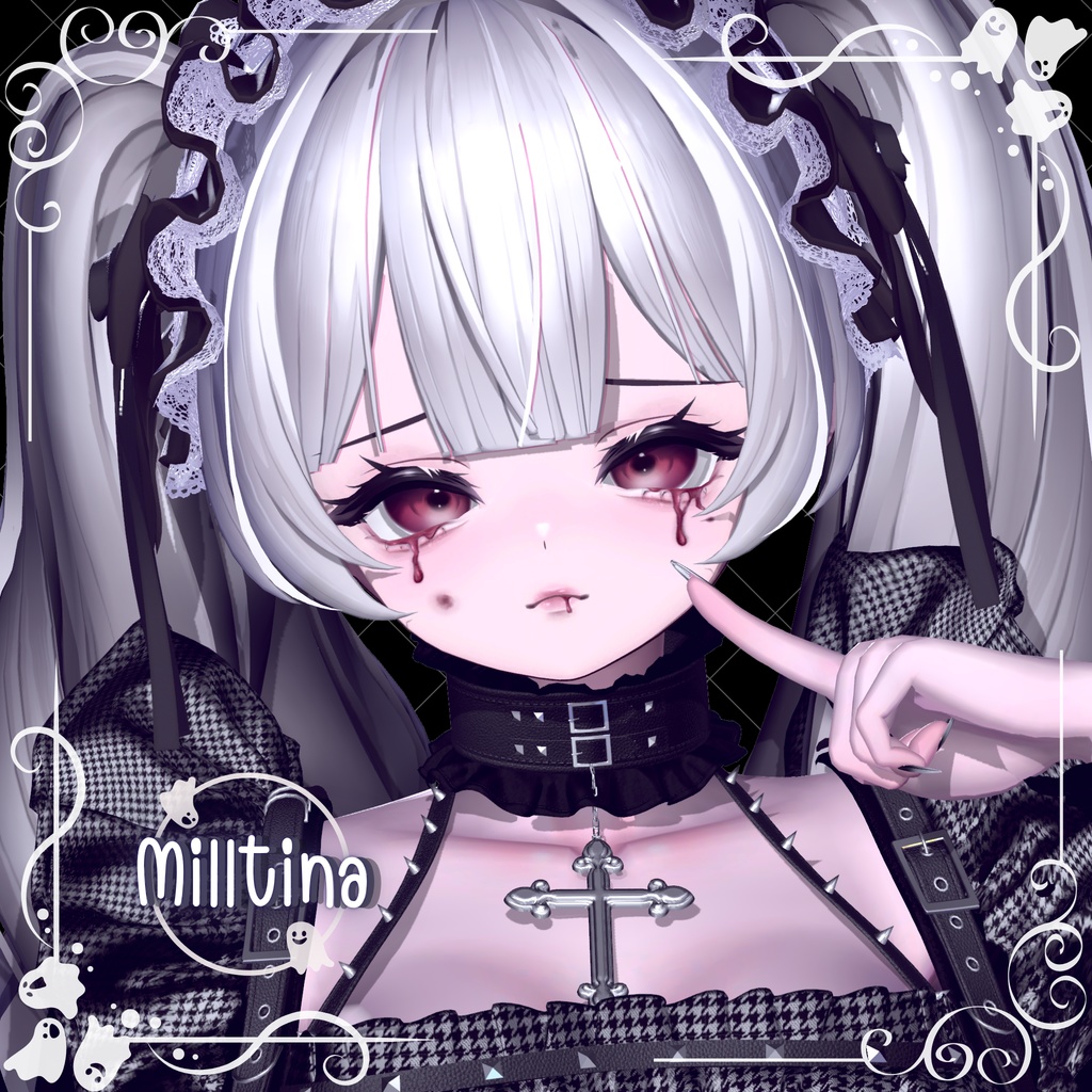 ［tears of blood］makeup texture［9アバター対応］ 缩略图 3