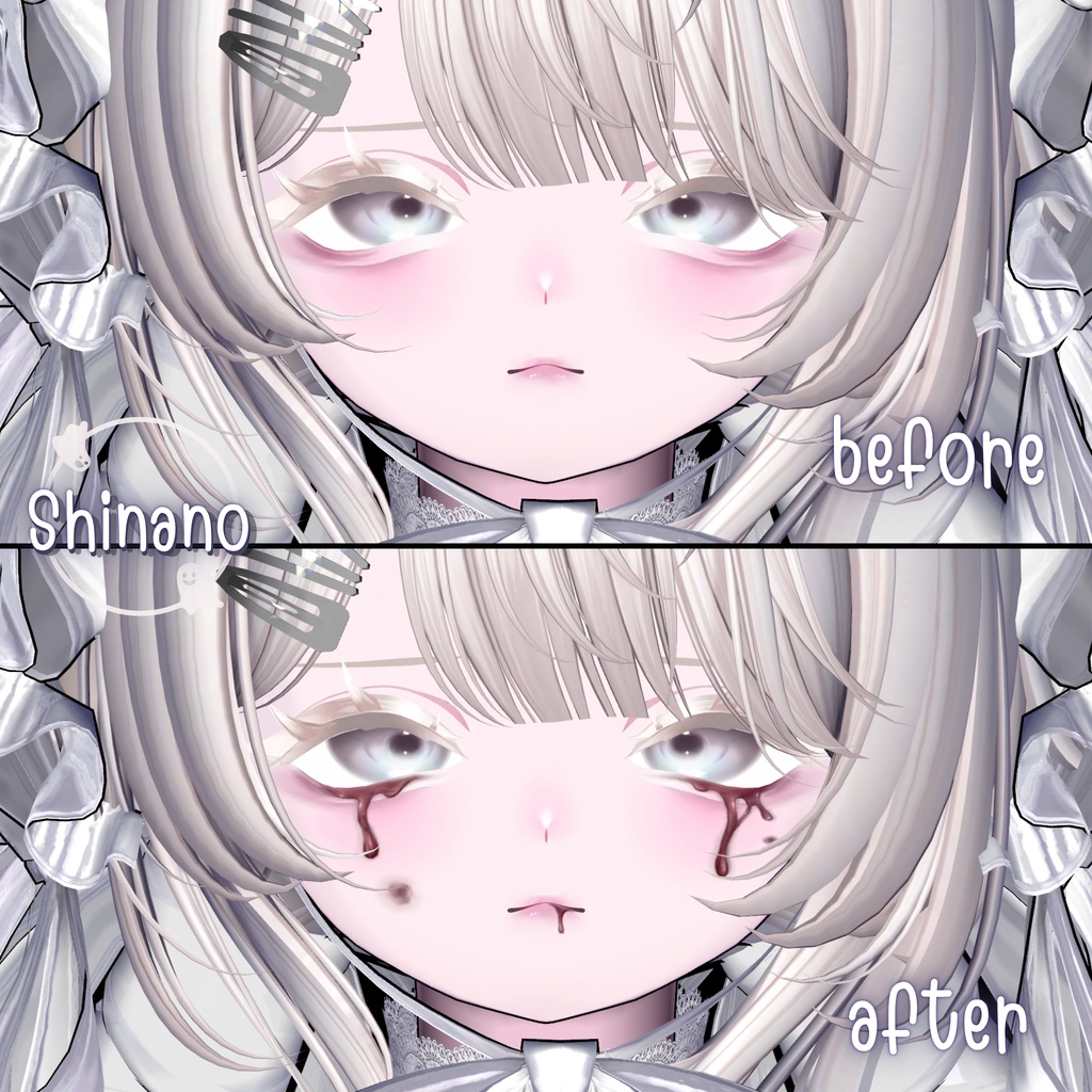 ［tears of blood］makeup texture［9アバター対応］ 缩略图 9