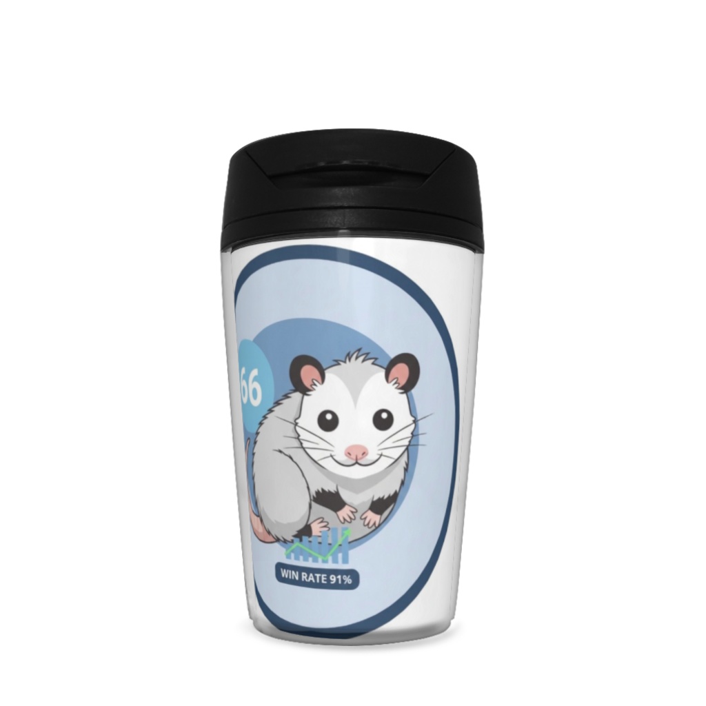 Playing Dead Investor Opossum Tumbler 死んだふり投資家オポッサムのタンブラー