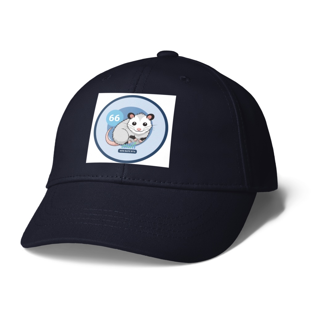 Playing Dead Investor" Opossum Cap - Navy 死んだふり投資家オポッサムのオリジナルキャップネイビー