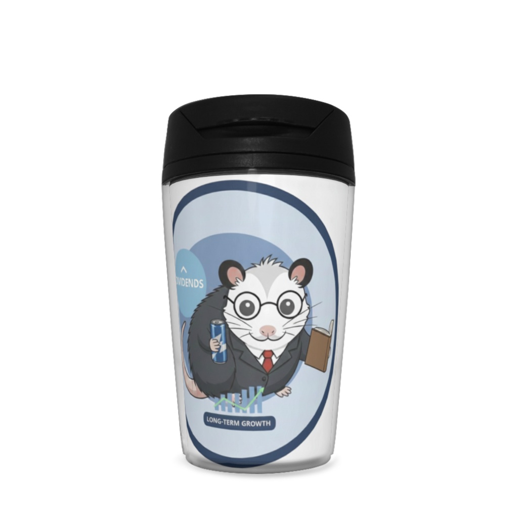 死んだふり投資家オポッサムマイアイコンタンブラー