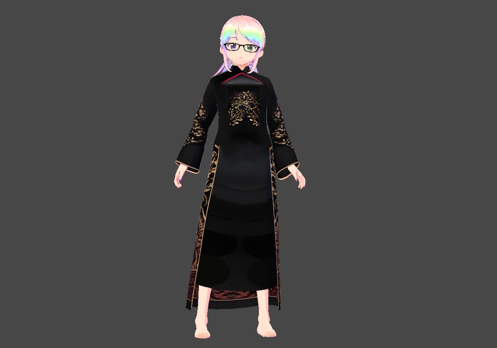 Long Embroidered Shirt/Dress — Free