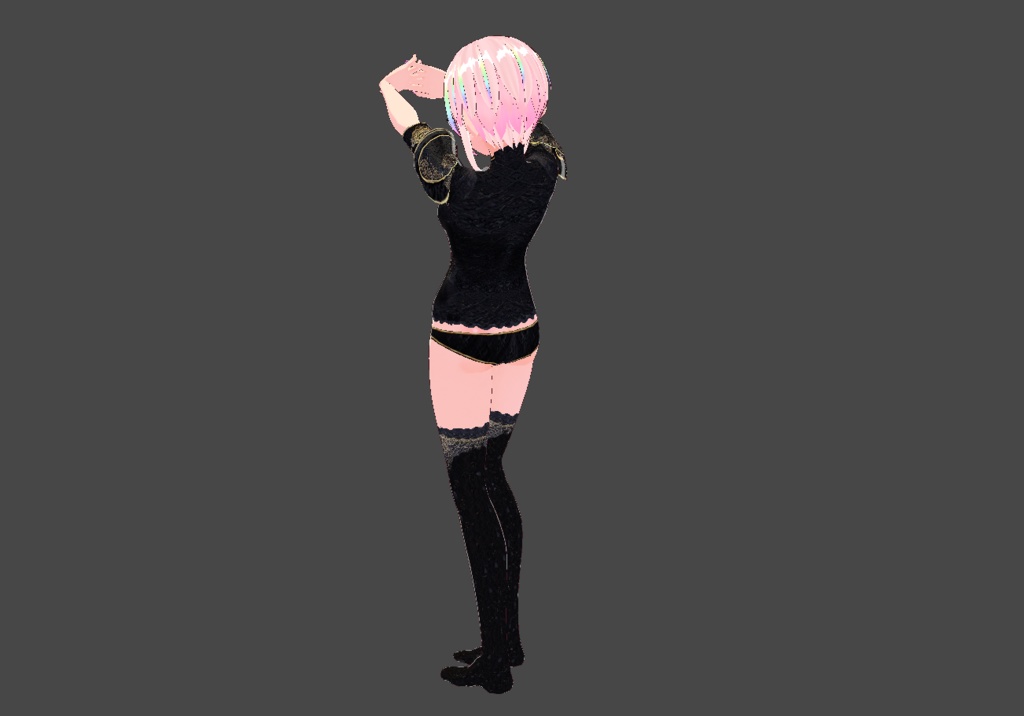 Black Gold Flower Outfit — Free