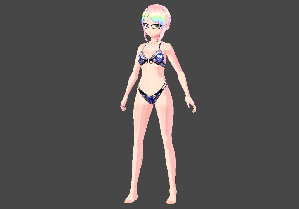 Blue and Silver Bikini — Free