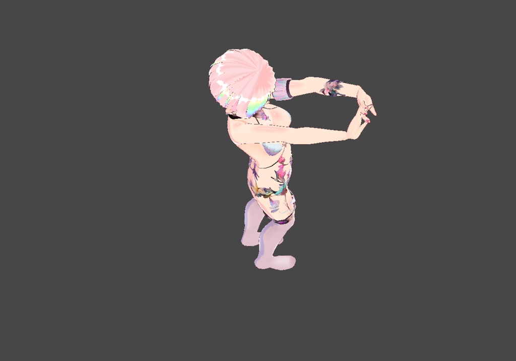 Flowering Vines Bikini and Stockings Set — Free