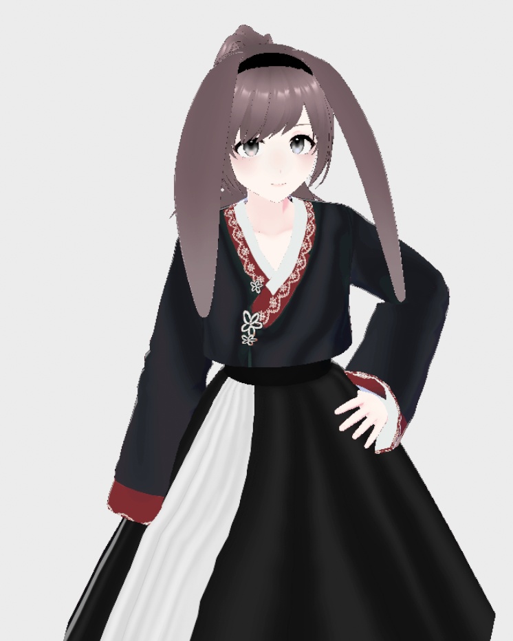 【VRoid Texture】Simple Hanbok #free