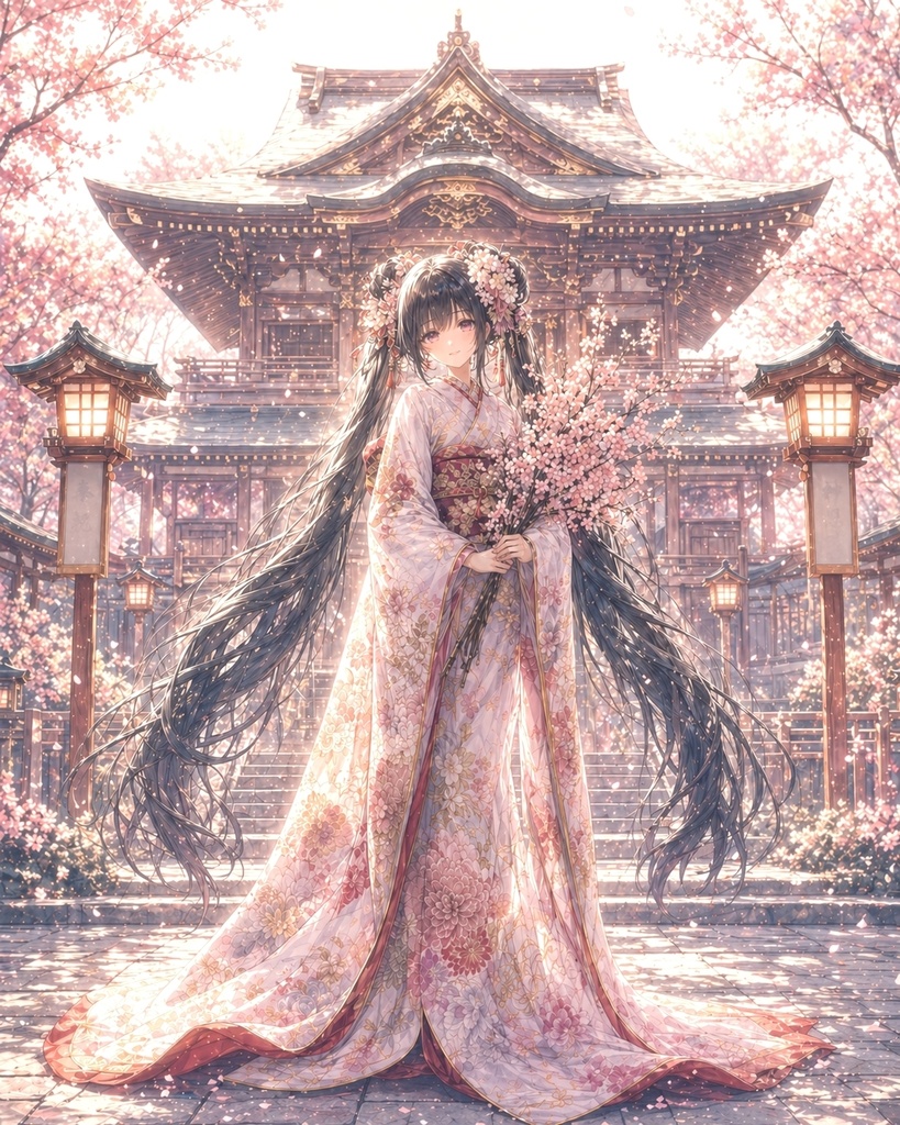 神の花嫁|物語標本001 春の章【AIイラスト掌編PDF】