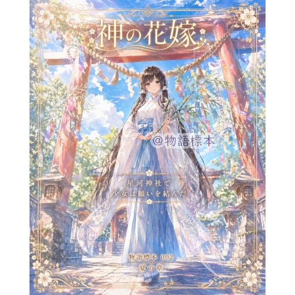 神の花嫁｜物語標本002 夏の章【AIイラスト掌編PDF】