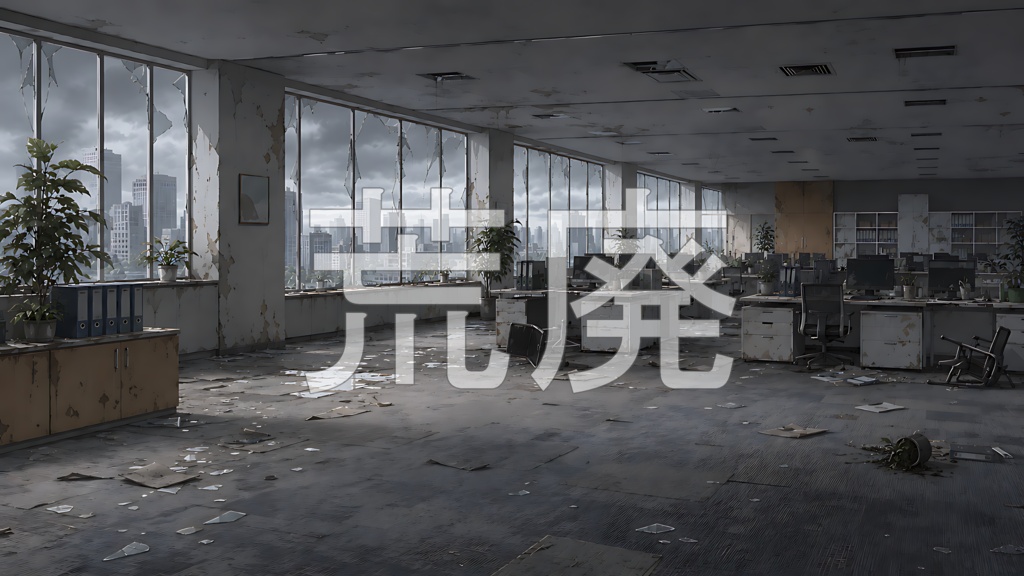 背景素材01|オープンオフィス 5枚セット【差分あり】