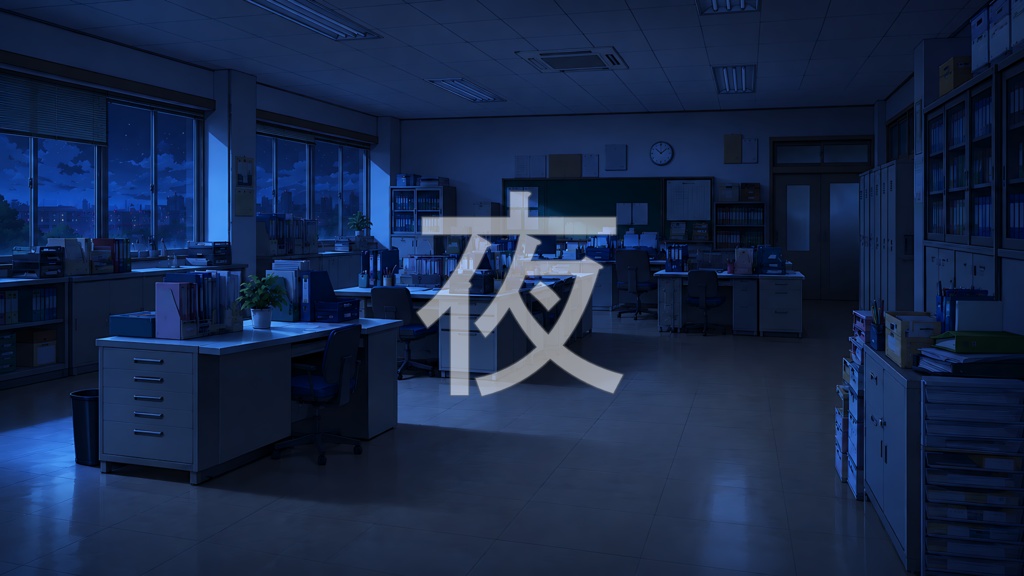 背景素材06|職員室 5枚セット【差分あり】