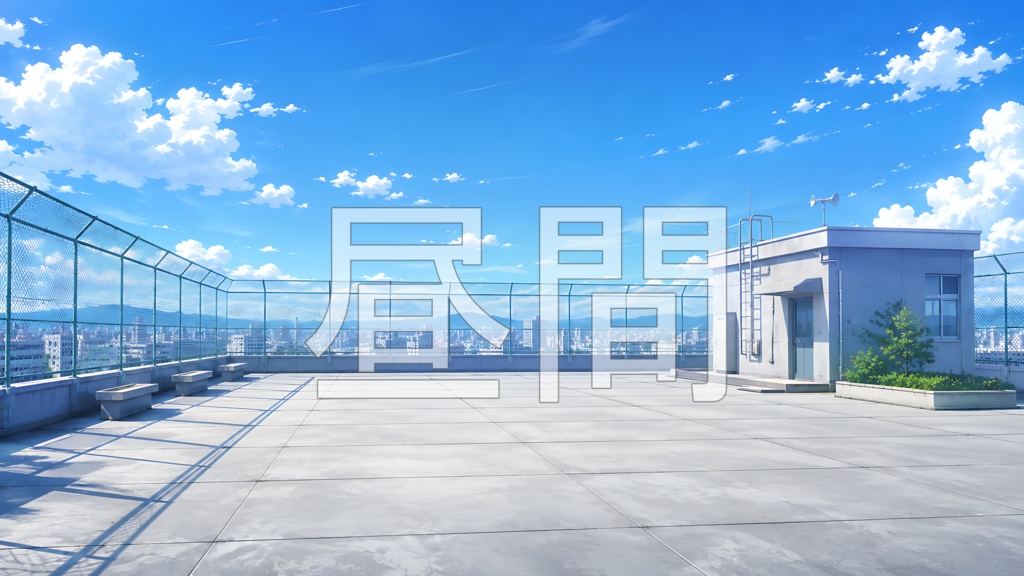 背景素材07|屋上 5枚セット【差分あり】