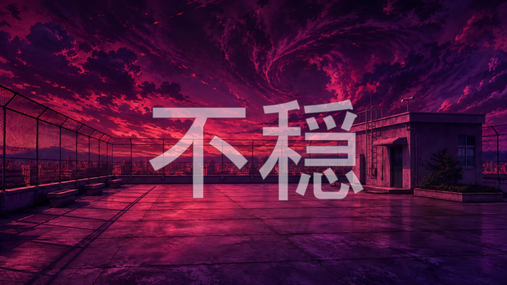 背景素材07|屋上 5枚セット【差分あり】