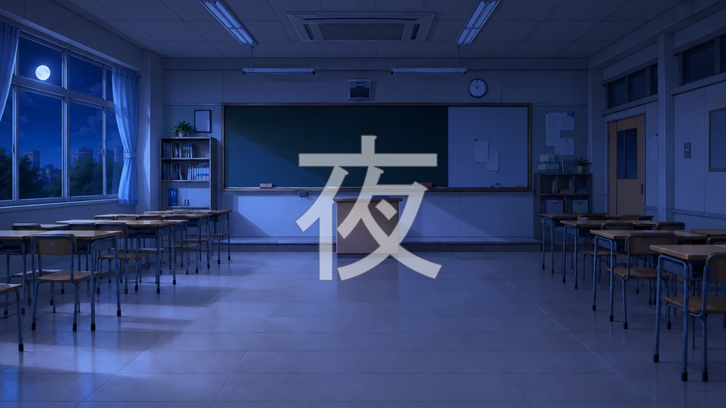 背景素材08|教室 5枚セット【差分あり】