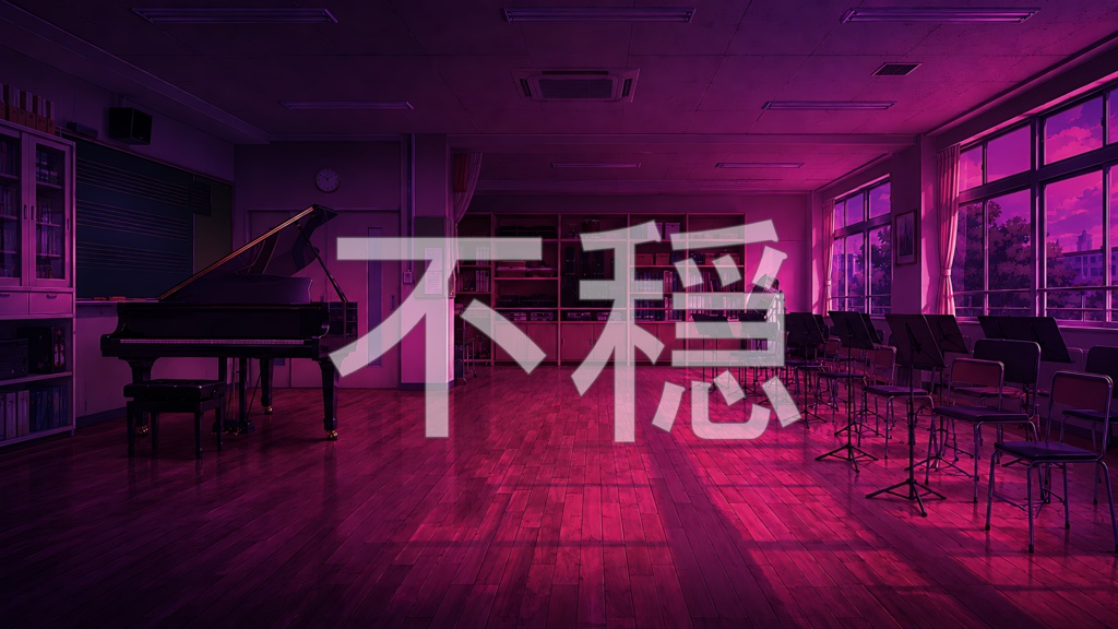 背景素材09|音楽室 5枚セット【差分あり】