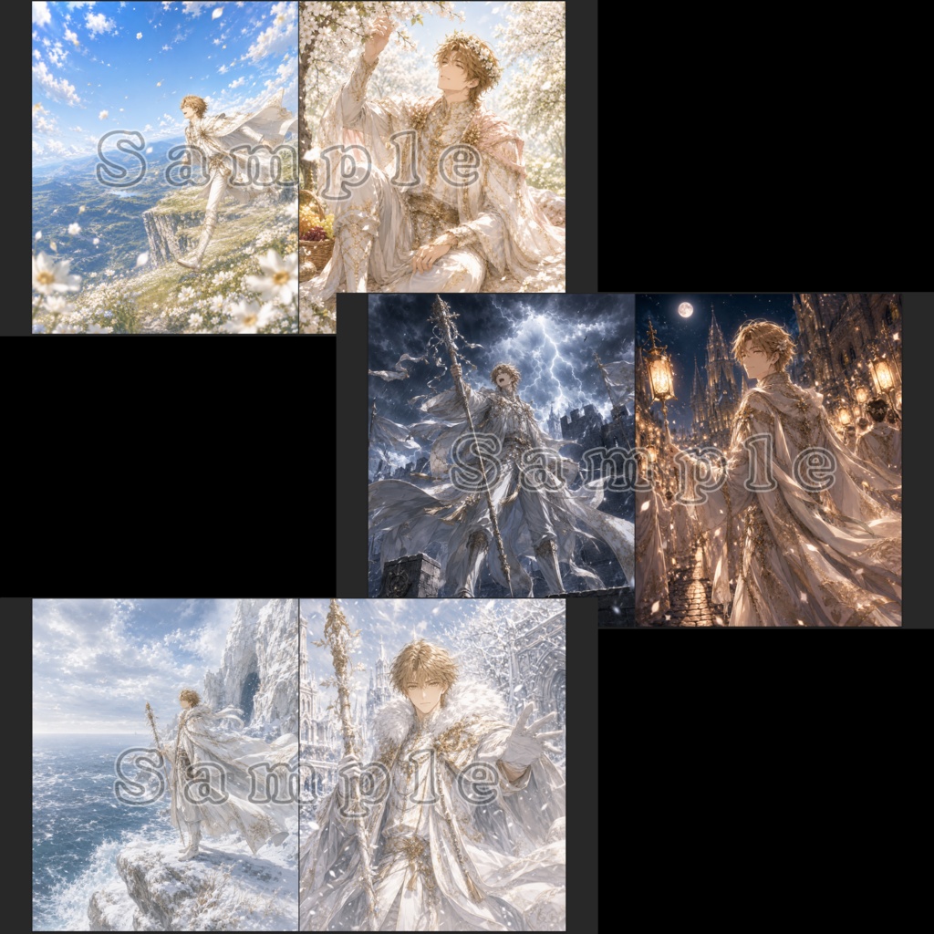 【AIイラスト画集/高解像度PNG40枚付】Lumen - Illustration Collection Vol.2 -