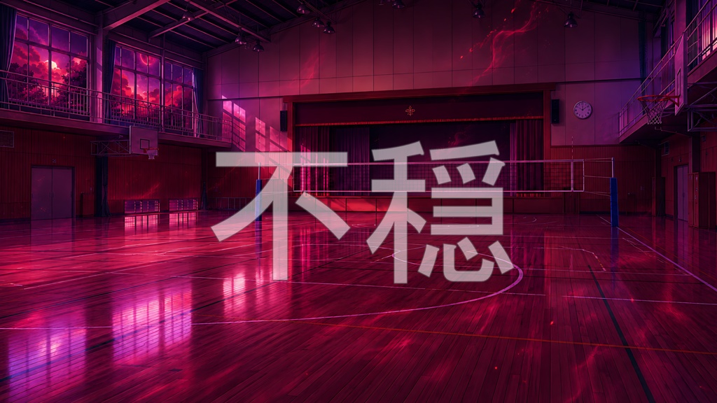 背景素材10|体育館 5枚セット【差分あり】