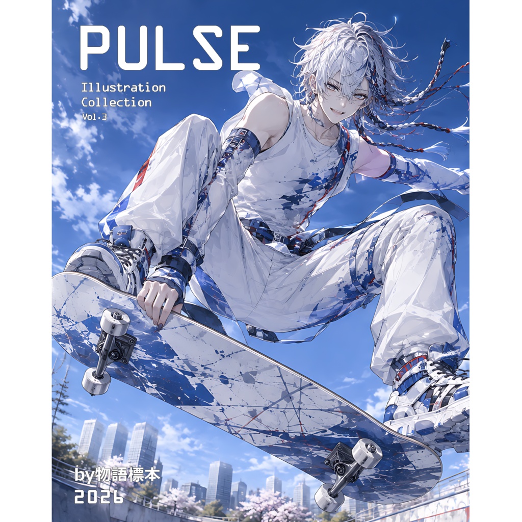 【AIイラスト画集/高解像度PNG40枚付】Pulse - Illustration Collection Vol.3 -
