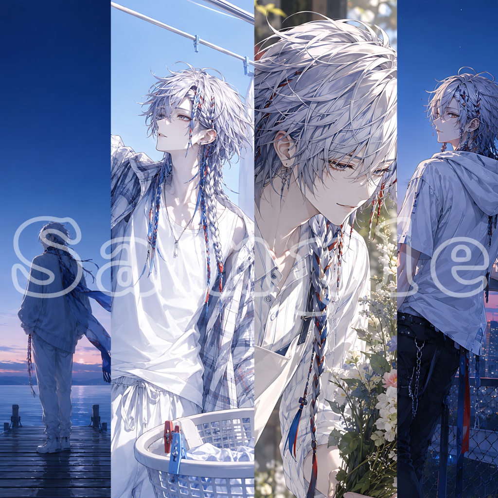 【AIイラスト画集/高解像度PNG40枚付】Pulse - Illustration Collection Vol.3 -