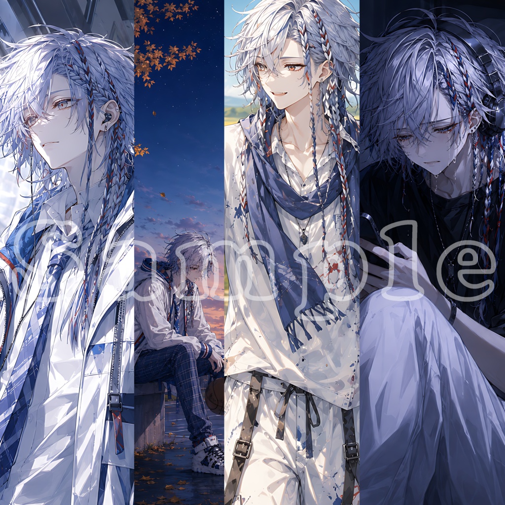 【AIイラスト画集/高解像度PNG40枚付】Pulse - Illustration Collection Vol.3 -