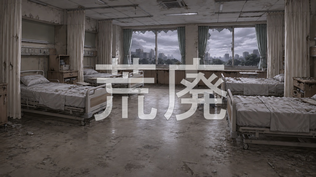 背景素材16|4人用病室 5枚セット【差分あり】