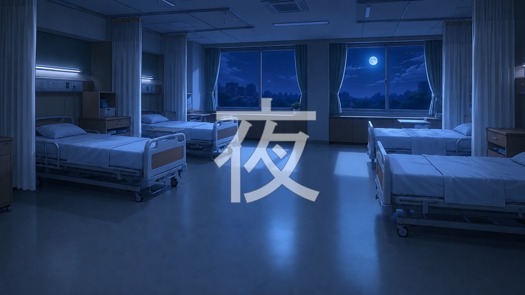背景素材16|4人用病室 5枚セット【差分あり】