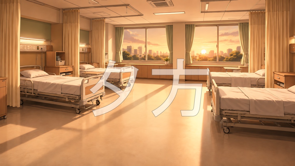 背景素材16|4人用病室 5枚セット【差分あり】