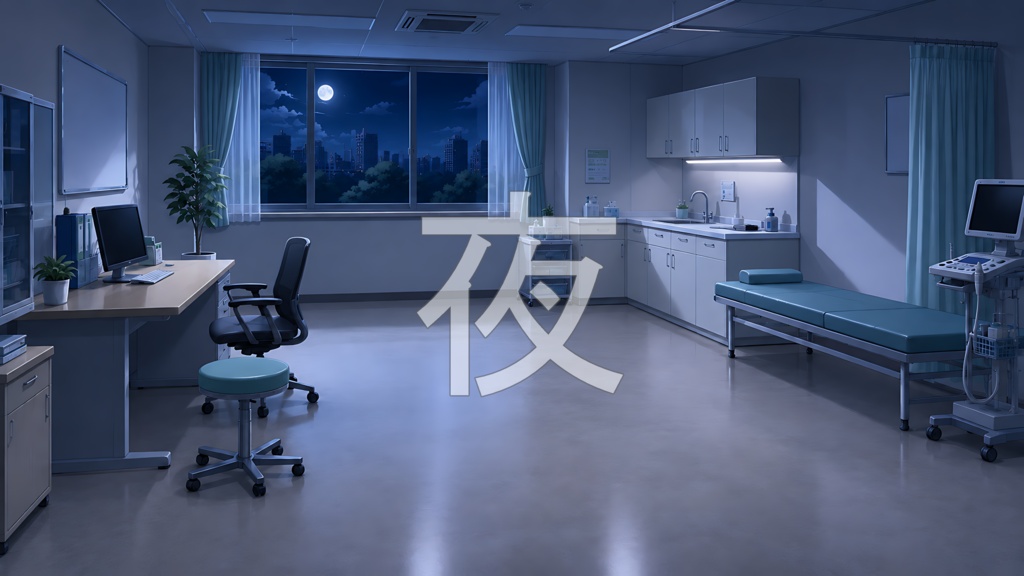 背景素材17|診察室 5枚セット【差分あり】