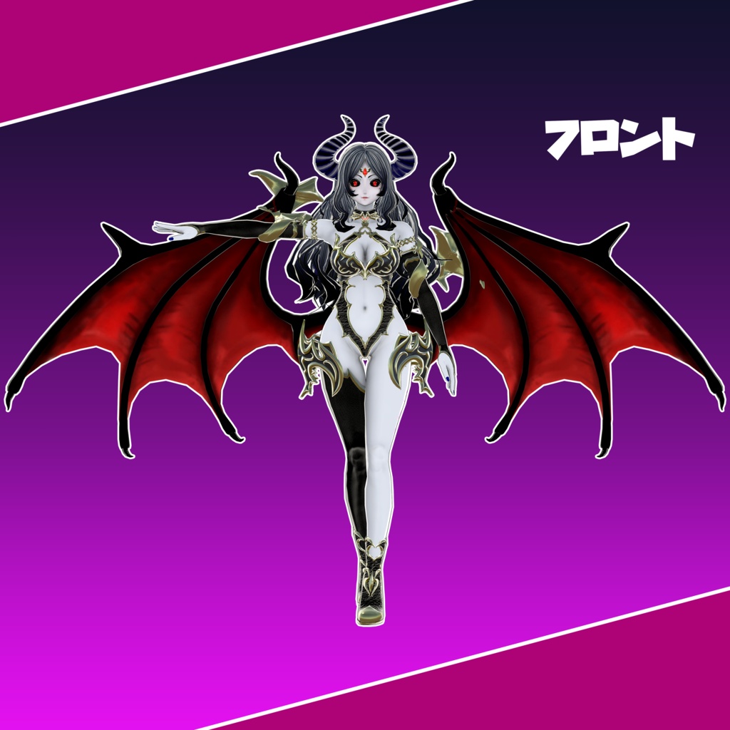 VRChat オリジナルアバター サキュバスねぇさん。