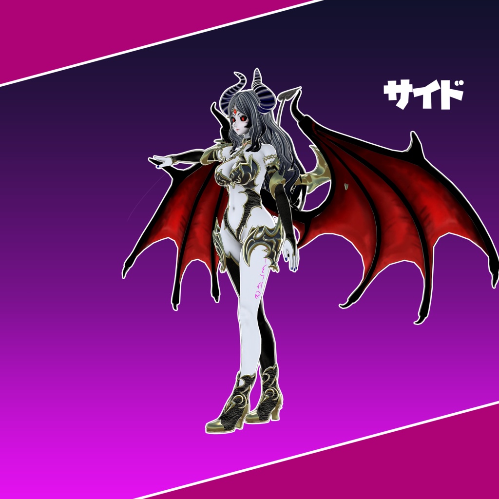 VRChat オリジナルアバター サキュバスねぇさん。