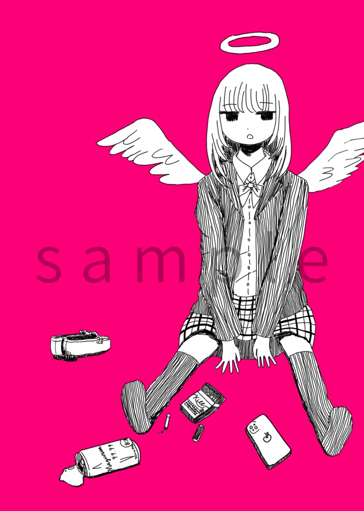 わるい天使ちゃんポストカード