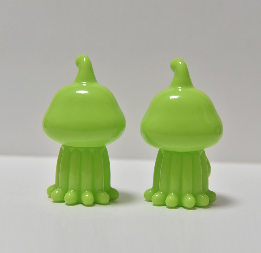 マーズヒューマン緑 2体セット(塗装済みソフビ)