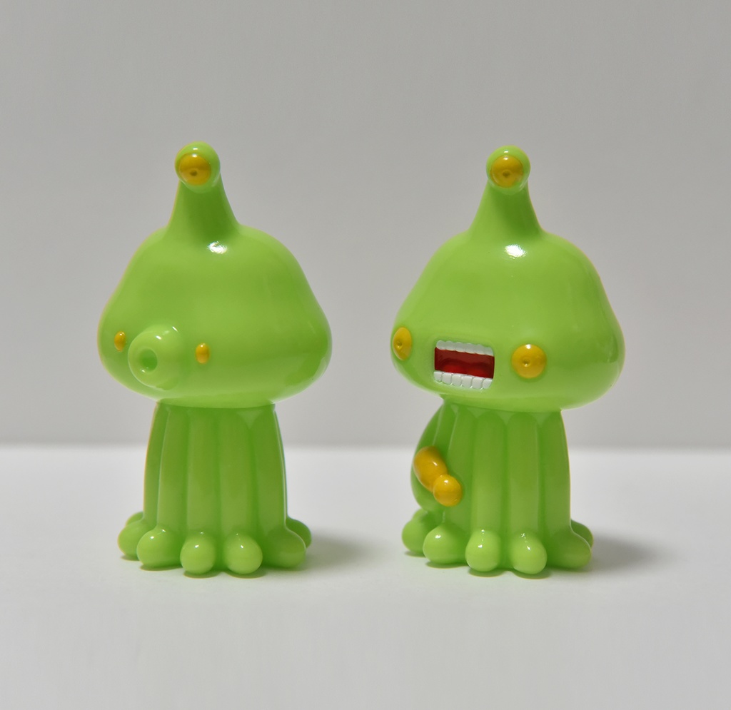 マーズヒューマン緑 2体セット(塗装済みソフビ)