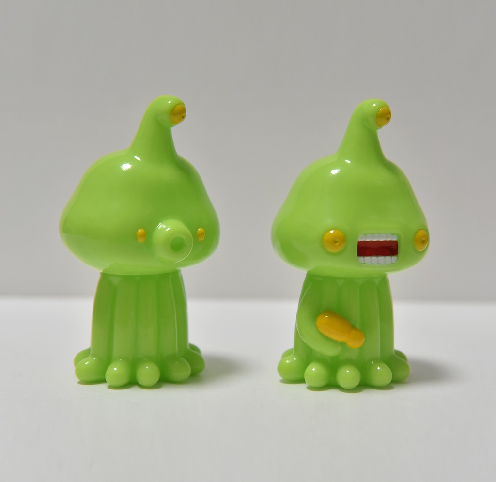 マーズヒューマン緑 2体セット(塗装済みソフビ)