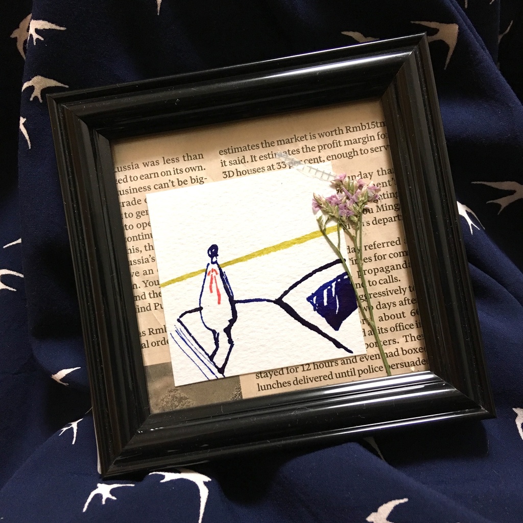 ミニドローイング「境界線」