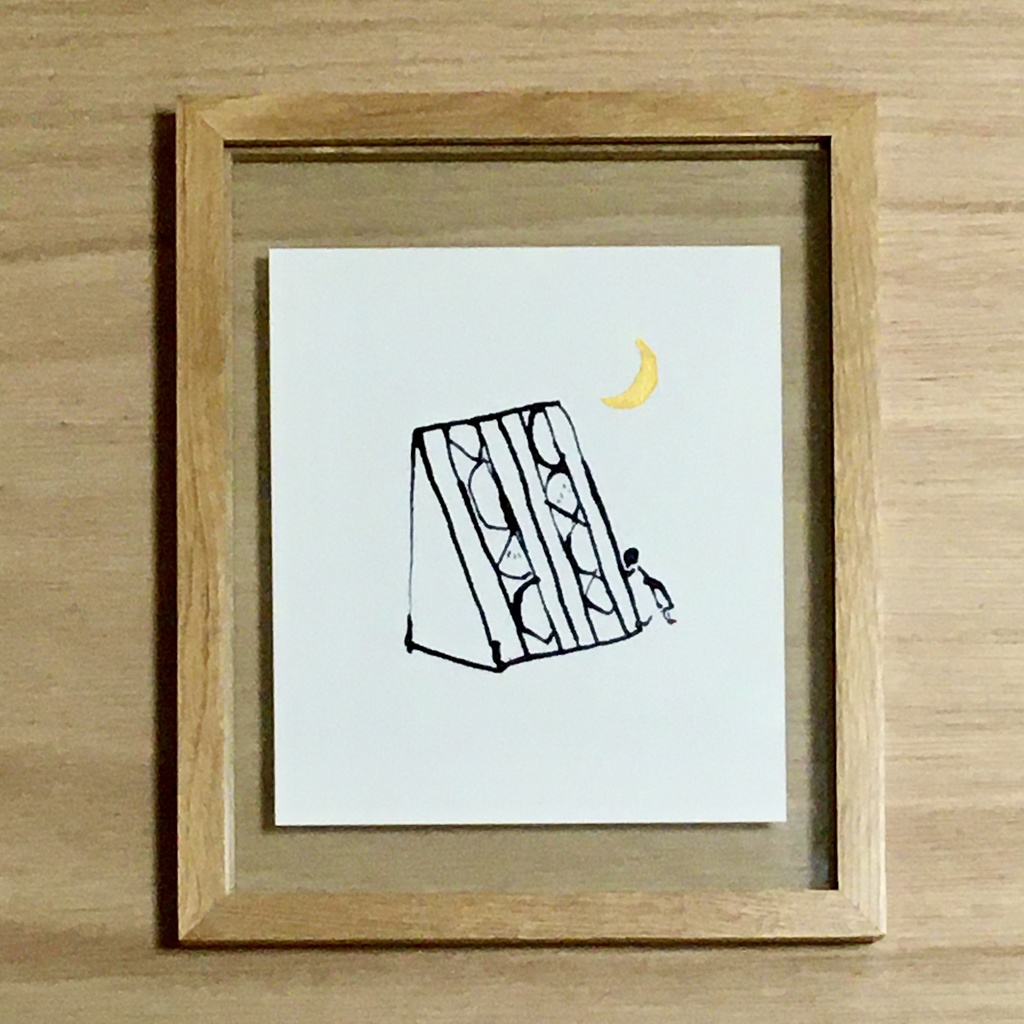 「まよなかフルーツパーラー」ドローイング作品