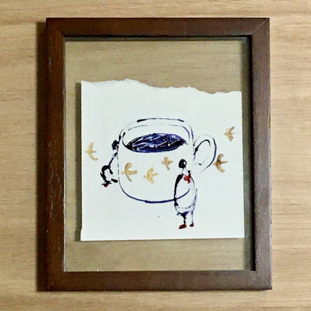 「なんにも言わなくていいからね」ドローイング作品