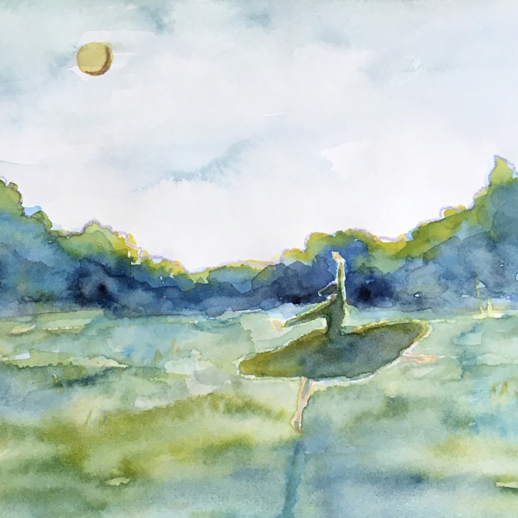 「今夜はよく見える」ドローイング作品