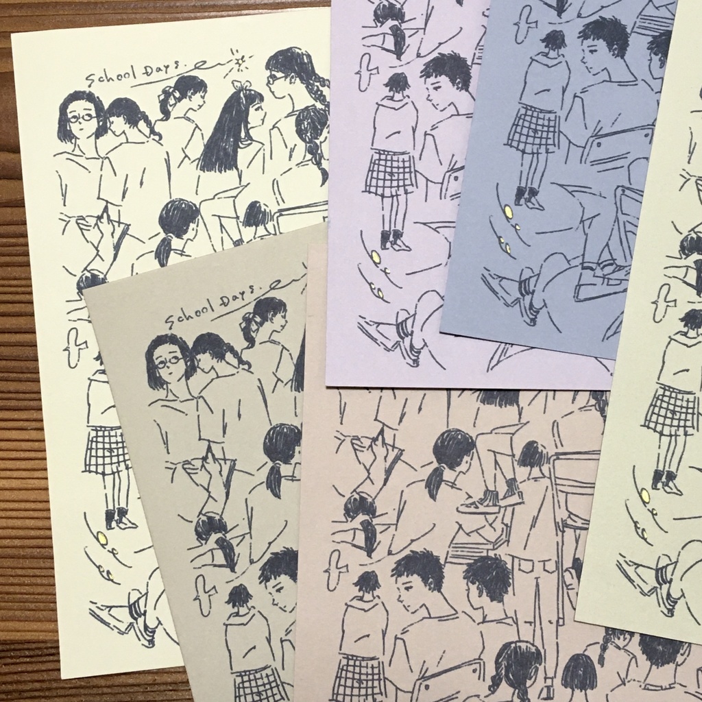 まんがと短歌のZINE「まばたきのなごり」(ポストカード付き)