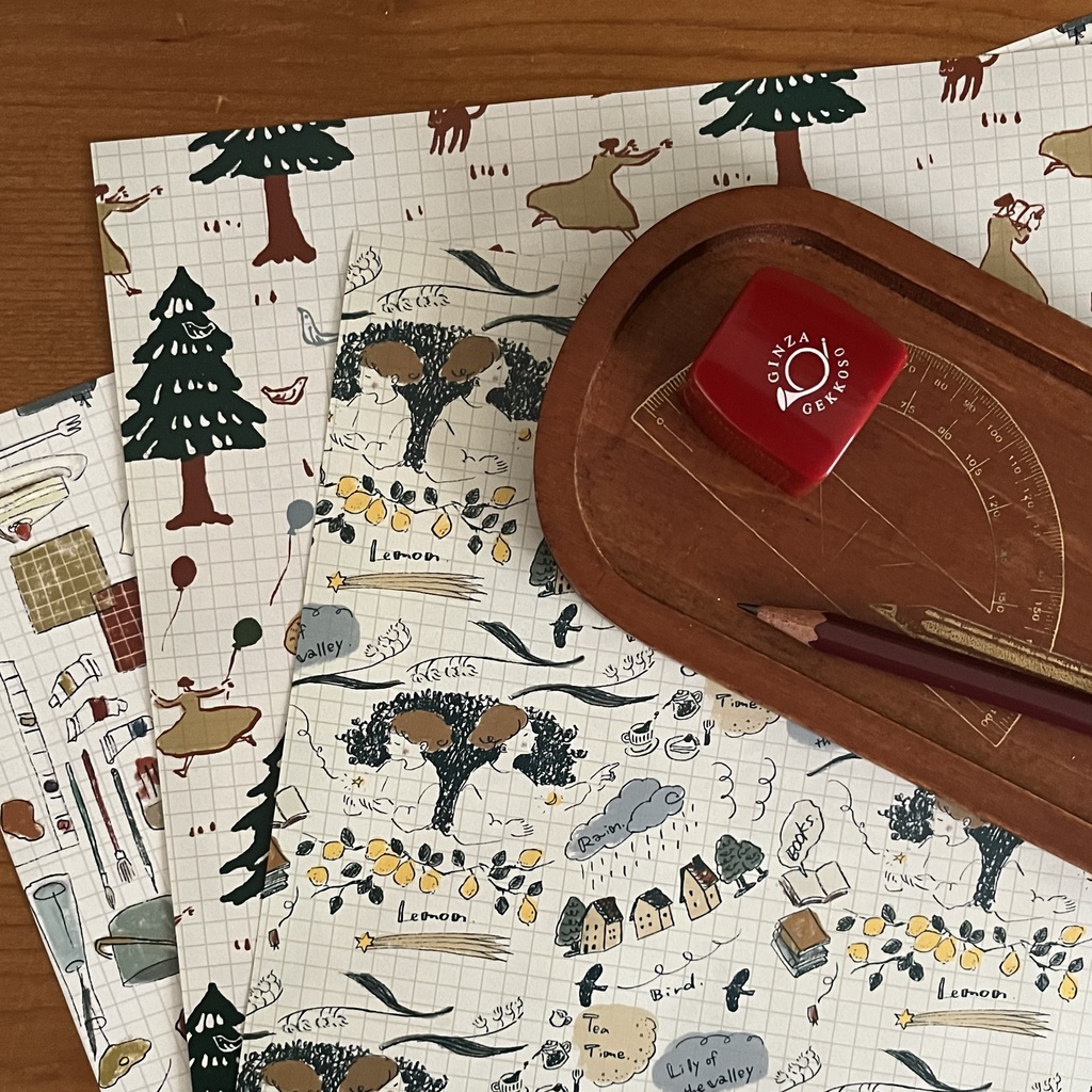 オリジナルラッピングペーパーセット