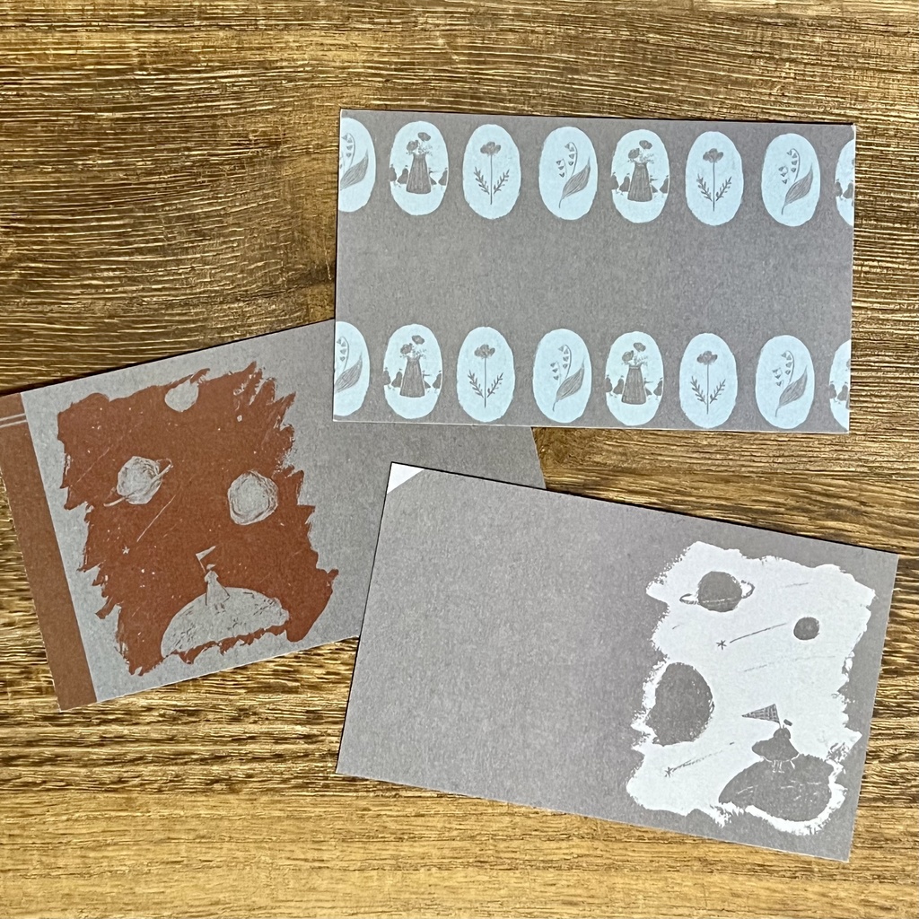 「油彩ドローイング」メッセージカードセット