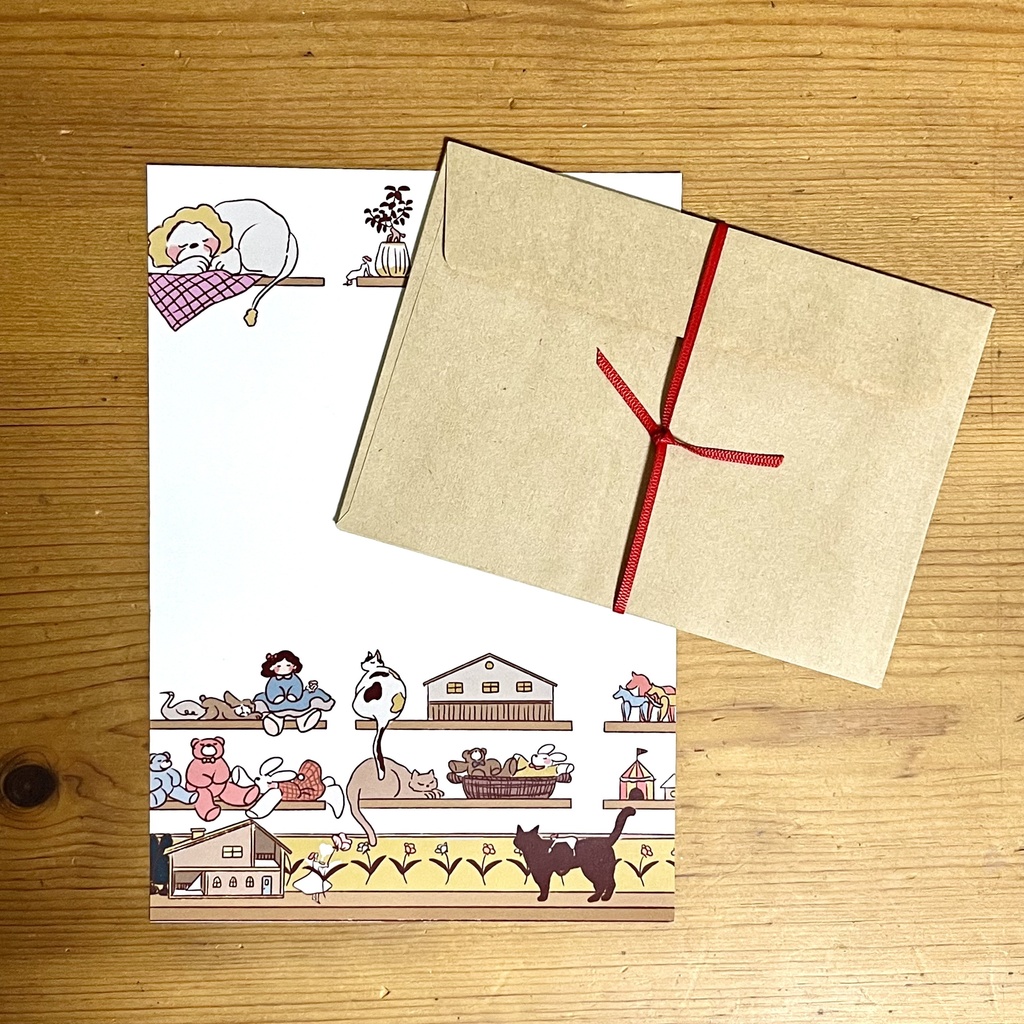 Letter set-みんな寝てるじかんは動ける-