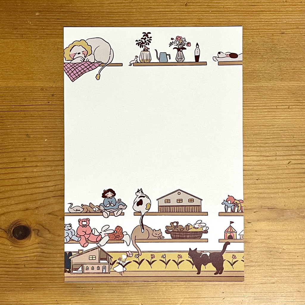 Letter set-みんな寝てるじかんは動ける-