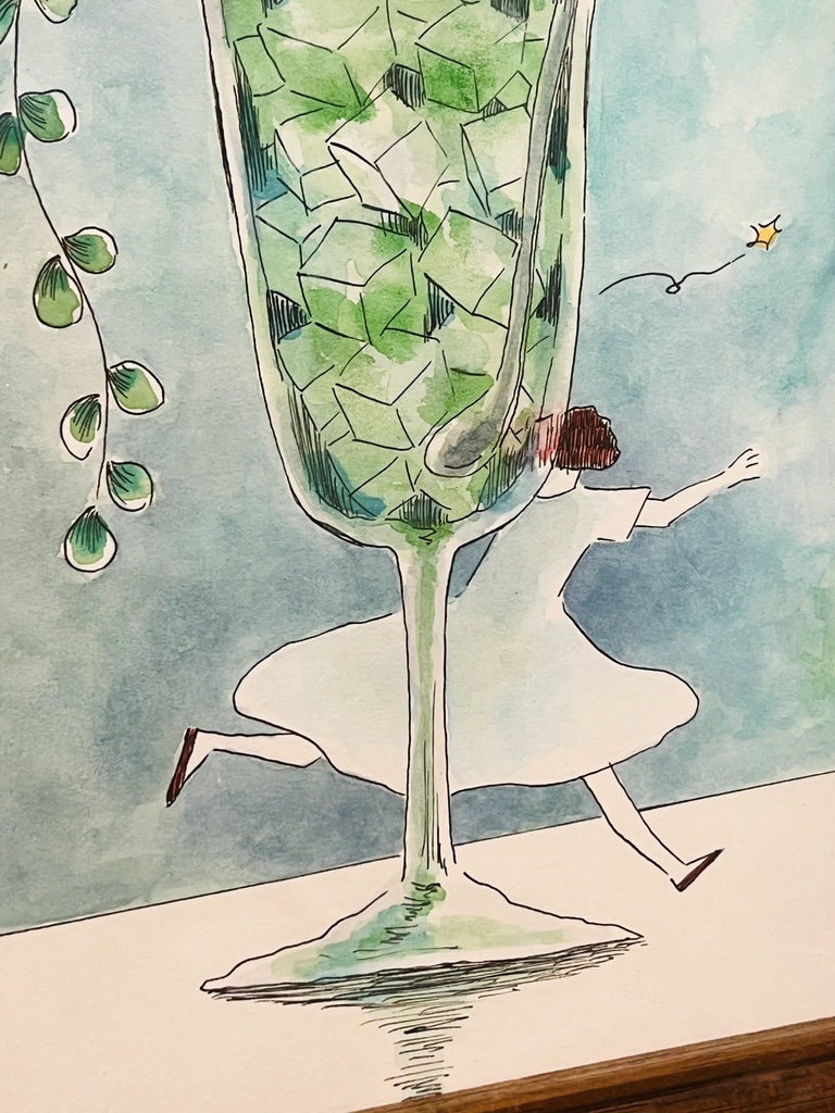 原画「夏のおたより」