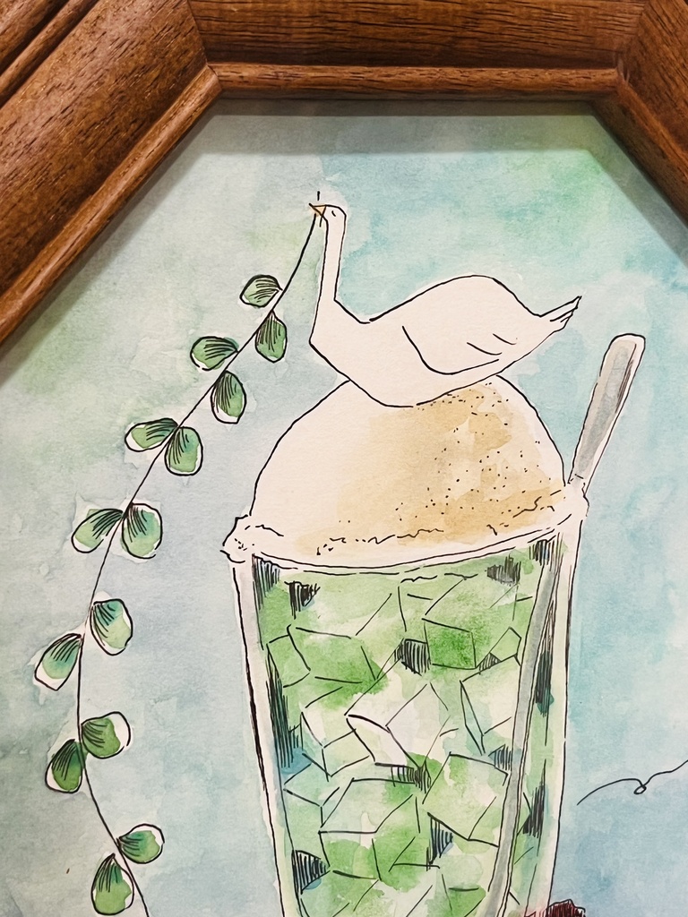 原画「夏のおたより」