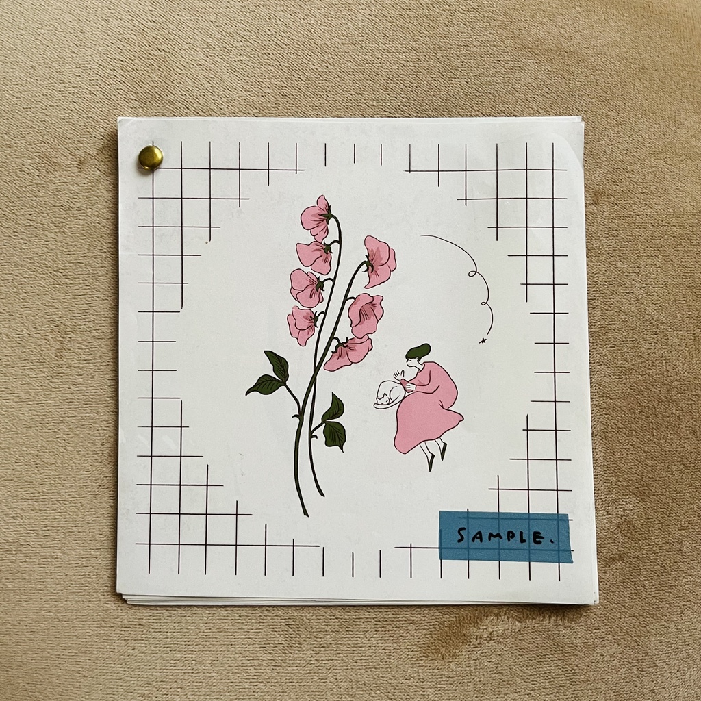 🆕イラスト作品集「Birthday Flower.」