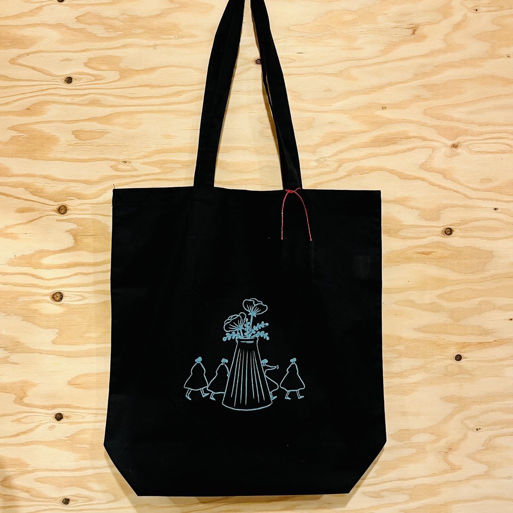 🆕トートバッグ-BLACK