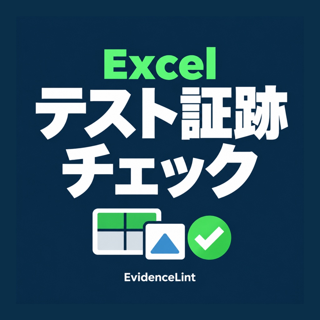 EvidenceLint — Excelテスト証跡チェックツール