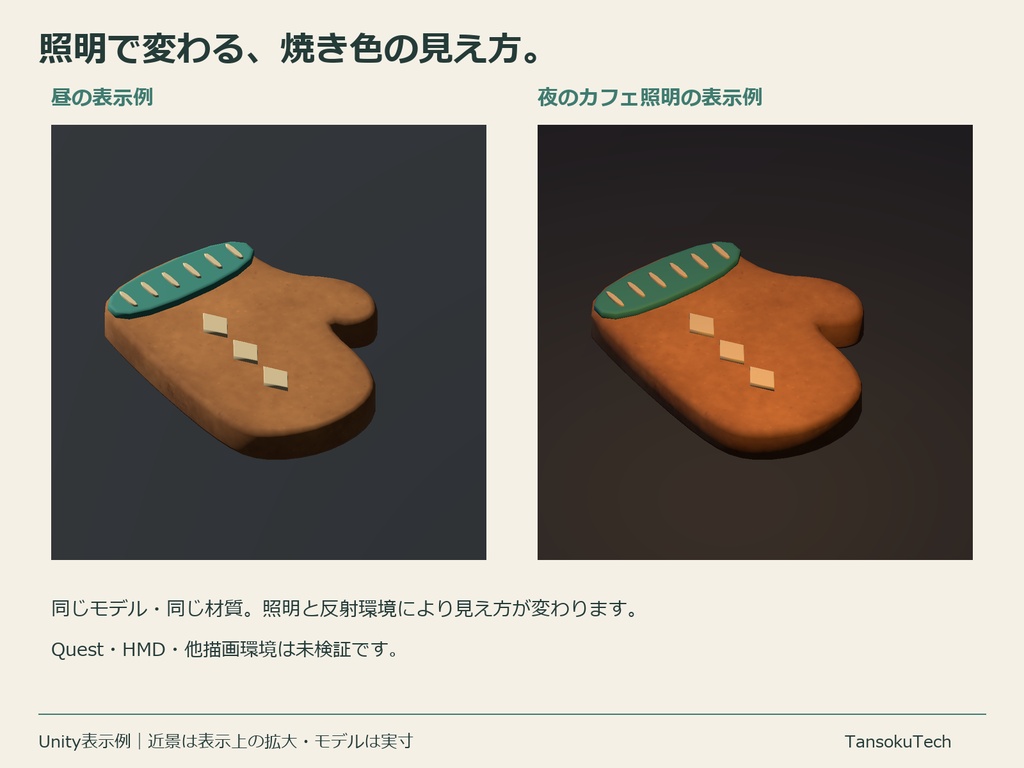 ミトンのアイシングクッキー|VRChat PCワールド用3D小物